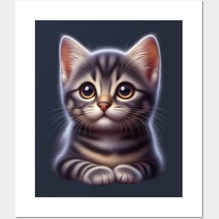 little cat Posters and Art